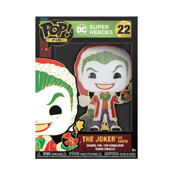 Pin Chapa esmaltada Batman DC Holiday POP! 10 cm - Collector4u.com