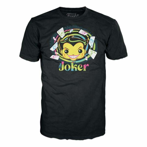 Set de Minifigura y Camiseta Joker BKLT talla L DC Comics POP! & Tee - Collector4u.com