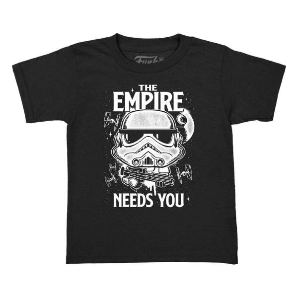 Set de Minifigura y Camiseta Stormtrooper KD talla M Star Wars POP! & Tee - Collector4u.com