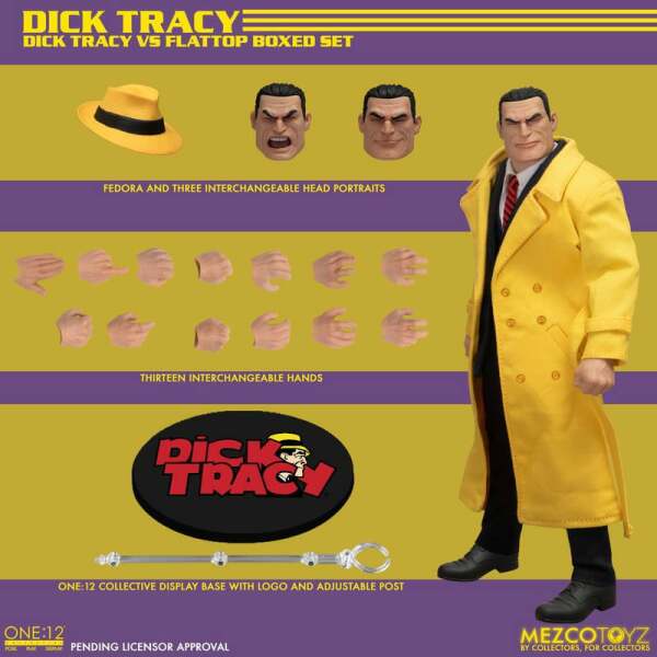 Figuras Dick Tracy vs Flattop Box Set Dick Tracy 1/12 17 cm - Collector4u.com