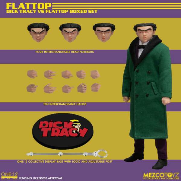 Figuras Dick Tracy vs Flattop Box Set Dick Tracy 1/12 17 cm - Collector4u.com