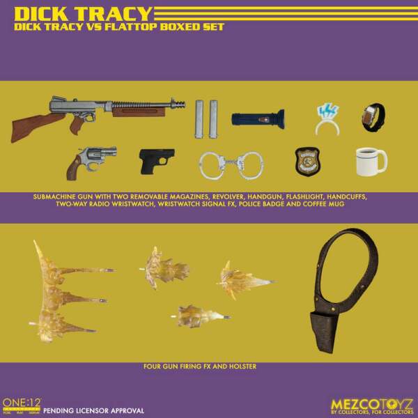 Figuras Dick Tracy vs Flattop Box Set Dick Tracy 1/12 17 cm - Collector4u.com