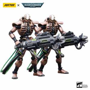 Pack de 2 Figuras Necrons Szarekhan Dynasty Immortal with Tesla Carbine Warhammer 40k 1/18 11 cm