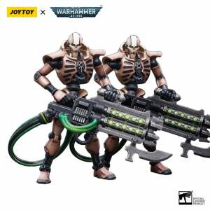 Pack de 2 Figuras Necrons Szarekhan Dynasty Immortal with Gauss Blaster Warhammer 40k 1/18 11 cm