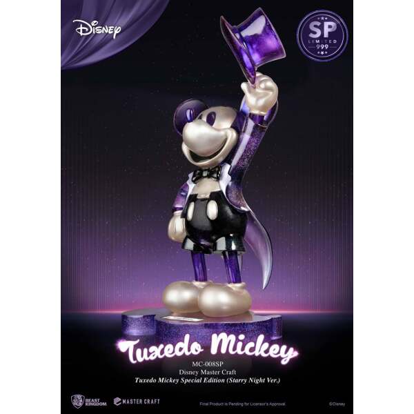 Estatua Master Craft Tuxedo Mickey Special Edition Starry Night Ver Mickey Mouse 1/4 47 cm - Collector4u.com