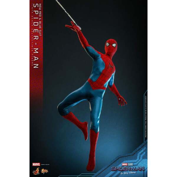 Figura Spiderman New Red and Blue Suit Spider-Man: No Way Home Movie Masterpiece 1/6 28 cm - Collector4u.com