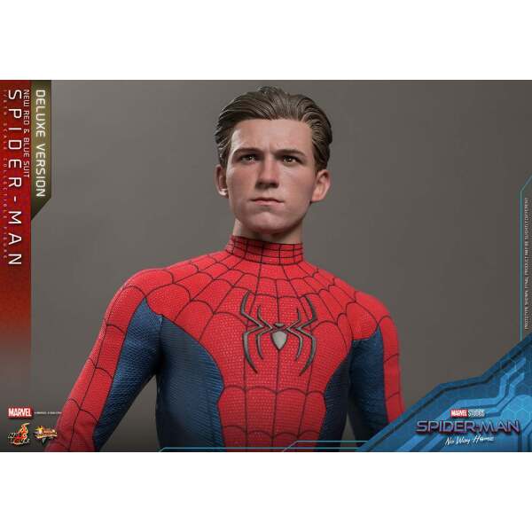 Figura Spiderman New Red and Blue Suit Deluxe Version Spider-Man: No Way Home Movie Masterpiece 1/6 28 cm - Collector4u.com