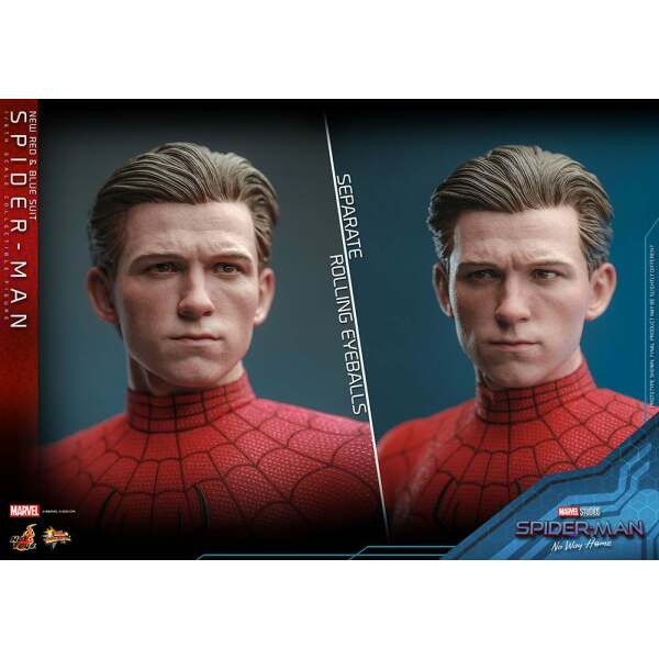 Figura Spiderman New Red and Blue Suit Spider-Man: No Way Home Movie Masterpiece 1/6 28 cm - Collector4u.com