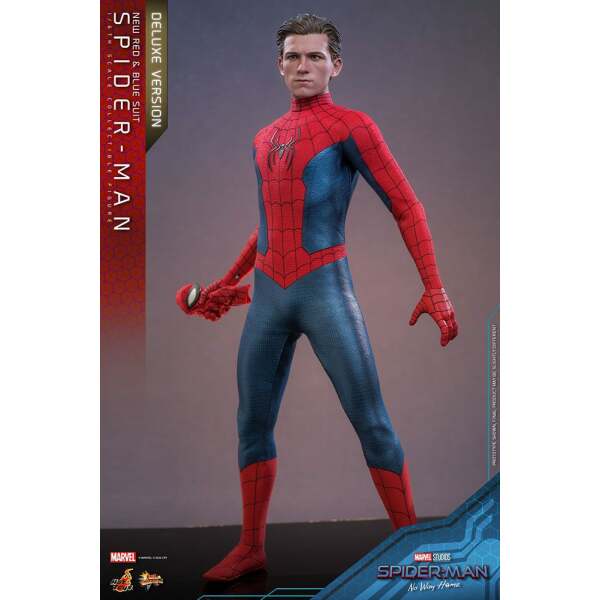 Figura Spiderman New Red and Blue Suit Deluxe Version Spider-Man: No Way Home Movie Masterpiece 1/6 28 cm - Collector4u.com