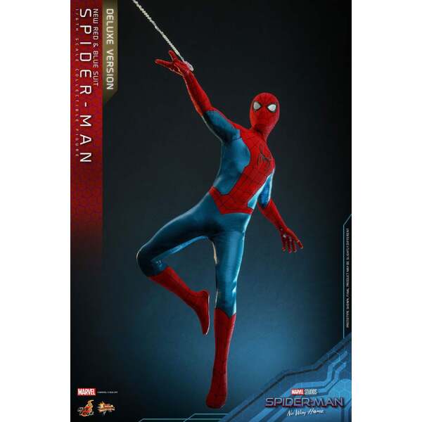 Figura Spiderman New Red and Blue Suit Deluxe Version Spider-Man: No Way Home Movie Masterpiece 1/6 28 cm - Collector4u.com