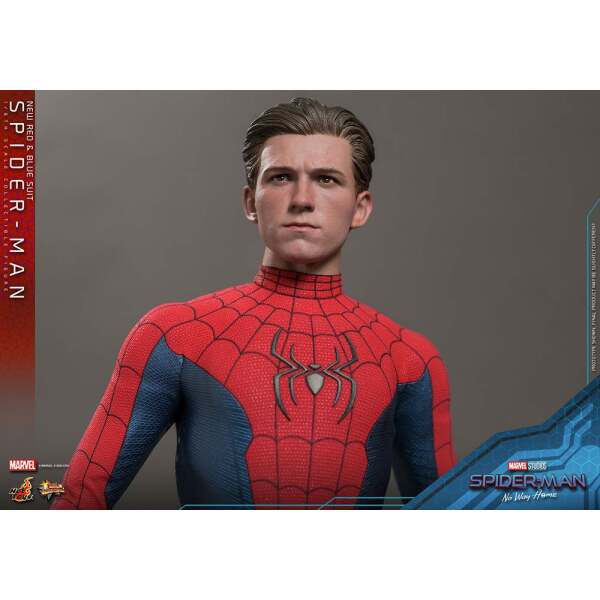 Figura Spiderman New Red and Blue Suit Spider-Man: No Way Home Movie Masterpiece 1/6 28 cm - Collector4u.com