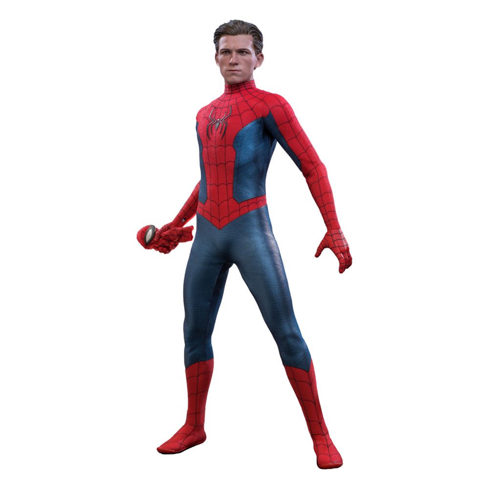 Figura Spiderman New Red And Blue Suit Spider-Man: No Way Home Movie Masterpiece 1/6 28 Cm