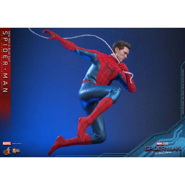 Figura Spiderman New Red and Blue Suit Spider-Man: No Way Home Movie Masterpiece 1/6 28 cm - Collector4u.com