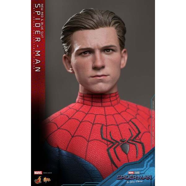 Figura Spiderman New Red and Blue Suit Spider-Man: No Way Home Movie Masterpiece 1/6 28 cm - Collector4u.com