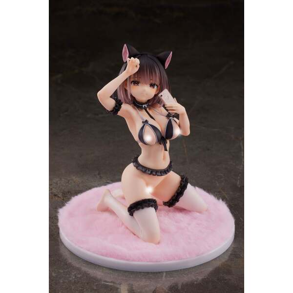 Estatua PVC 1/6 Roar, Posing in Front of a Mirror – Ayaka-chan TPK-017 Original Character 17 cm - Collector4u.com