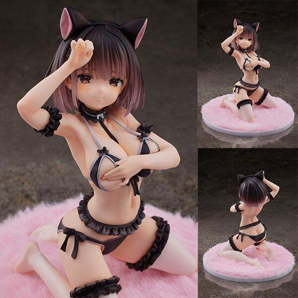 Estatua PVC 1/6 Roar, Posing in Front of a Mirror – Ayaka-chan TPK-017 Original Character 17 cm - Collector4u.com