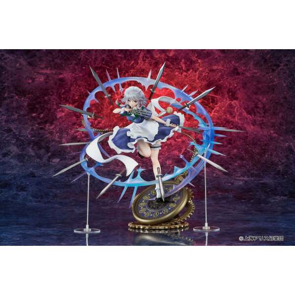 Estatua Izayoi Sakuya illustration by TEDDY Touhou Project PVC 1/7 32 cm