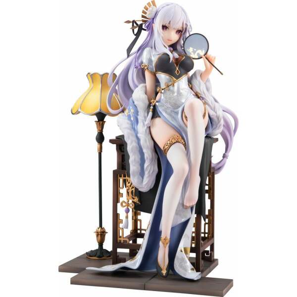 Estatua PVC 1/7 Emilia: Graceful Beauty Re:Zero Starting Life in Another World Ver. 24 cm