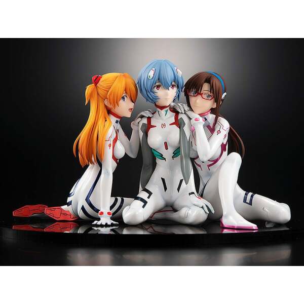 Estatua Asuka Rei Mari Newtype Cover Ver Evangelion 3010 Thrice Upon A Time Pvc 1 8 5