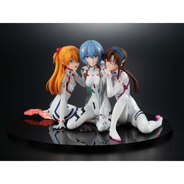 Estatua Asuka Rei Mari Newtype Cover Ver Evangelion 3010 Thrice Upon A Time Pvc 1 8 7