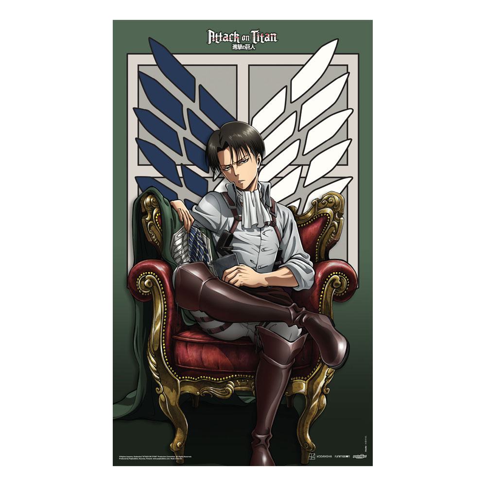 Attack On Titan Poster Tela Levi 70 X 120 Cm