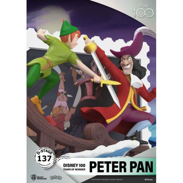 Diorama Peter Pan Disney 100th Anniversary PVC D-Stage 12 cm - Collector4u.com