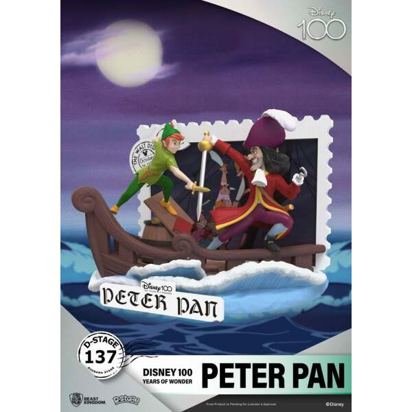 Diorama Peter Pan Disney 100th Anniversary PVC D-Stage 12 cm - Collector4u.com