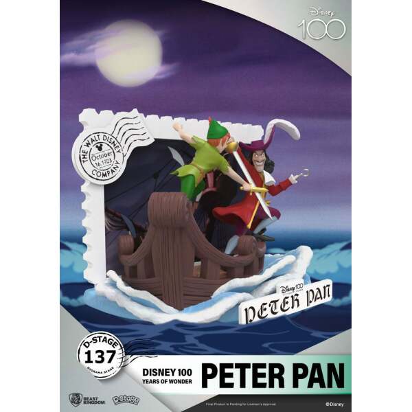 Diorama Peter Pan Disney 100th Anniversary PVC D-Stage 12 cm - Collector4u.com