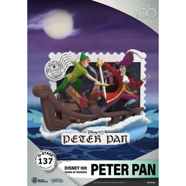 Diorama Peter Pan Disney 100th Anniversary PVC D-Stage 12 cm - Collector4u.com