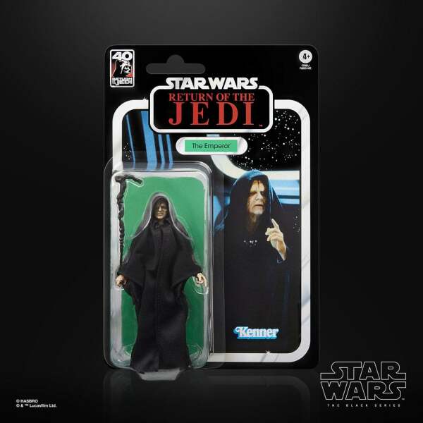 Figura The Emperor Star Wars Episode VI 40th Anniversary Black Series 15 cm - Collector4u.com