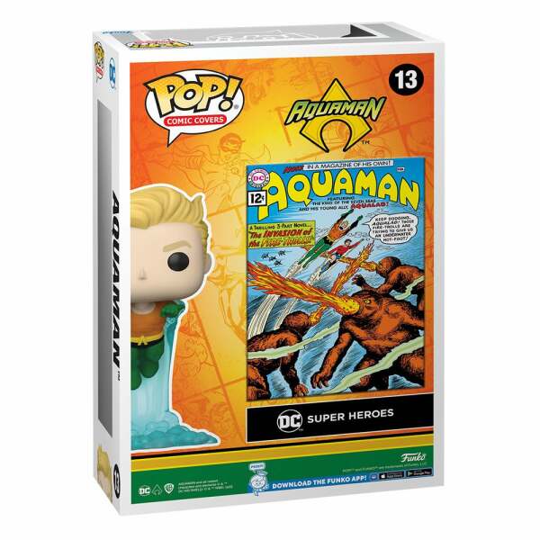 Funko Aquaman Dc Comics Pop Comic Cover Vinyl Figura 9 Cm 2