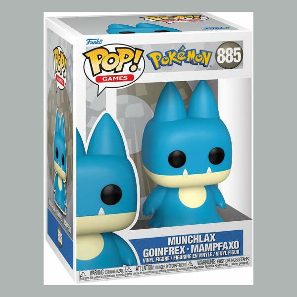 Funko Munchlax Emea Pokemon Pop Games Vinyl Figura 9 Cm 3