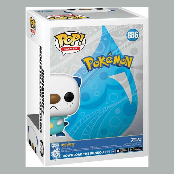 Funko Oshawott Emea Pokemon Pop Games Vinyl Figura 9 Cm 2