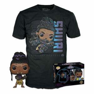 Black Panther Legacy POP! & Tee Set de Minifigura y Camiseta Shuri talla XL