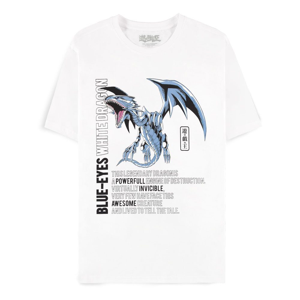 Yu-Gi-Oh! Camiseta Blue-Eyes White Dragon talla L