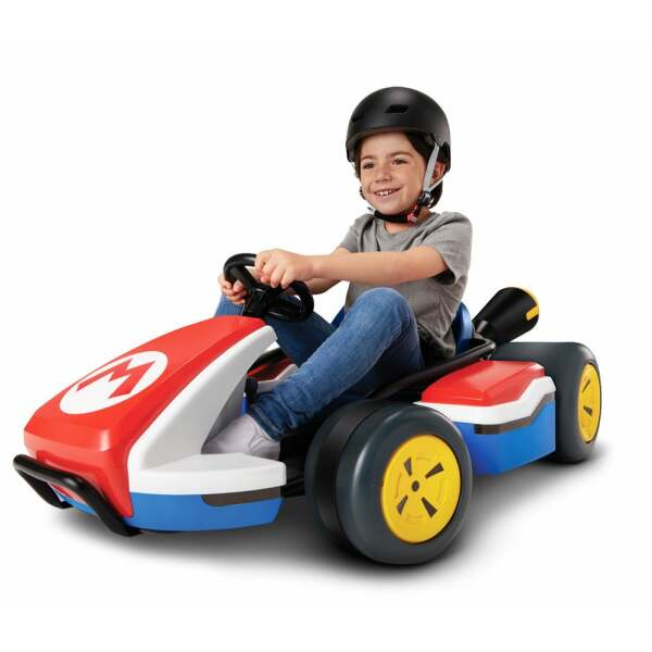 Mario Kart 24V Ride-On Racer Coche de Carreras 1/1 Mario’s Kart