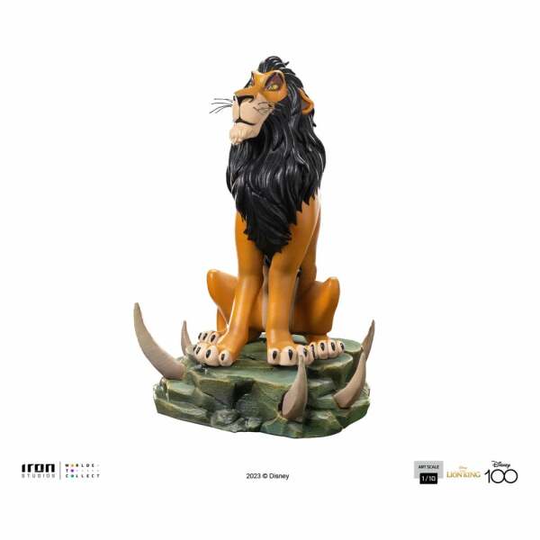 The Lion King Estatua 1/10 Art Scale Scar Regular 16 cm - Collector4U.com