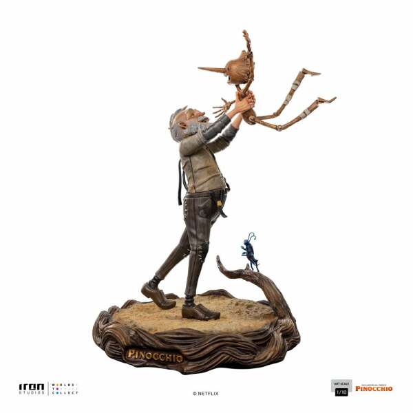 Pinocchio Estatua Art Scale 1/10 Gepeto & Pinocchio 23 cm - Collector4u.com