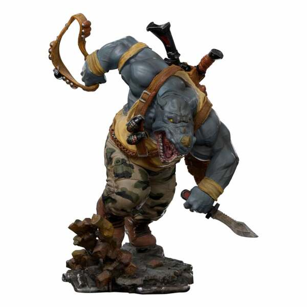 Tortugas Ninja Estatua BDS Art Scale 1/10 Rocksteady 24 cm - Collector4U.com