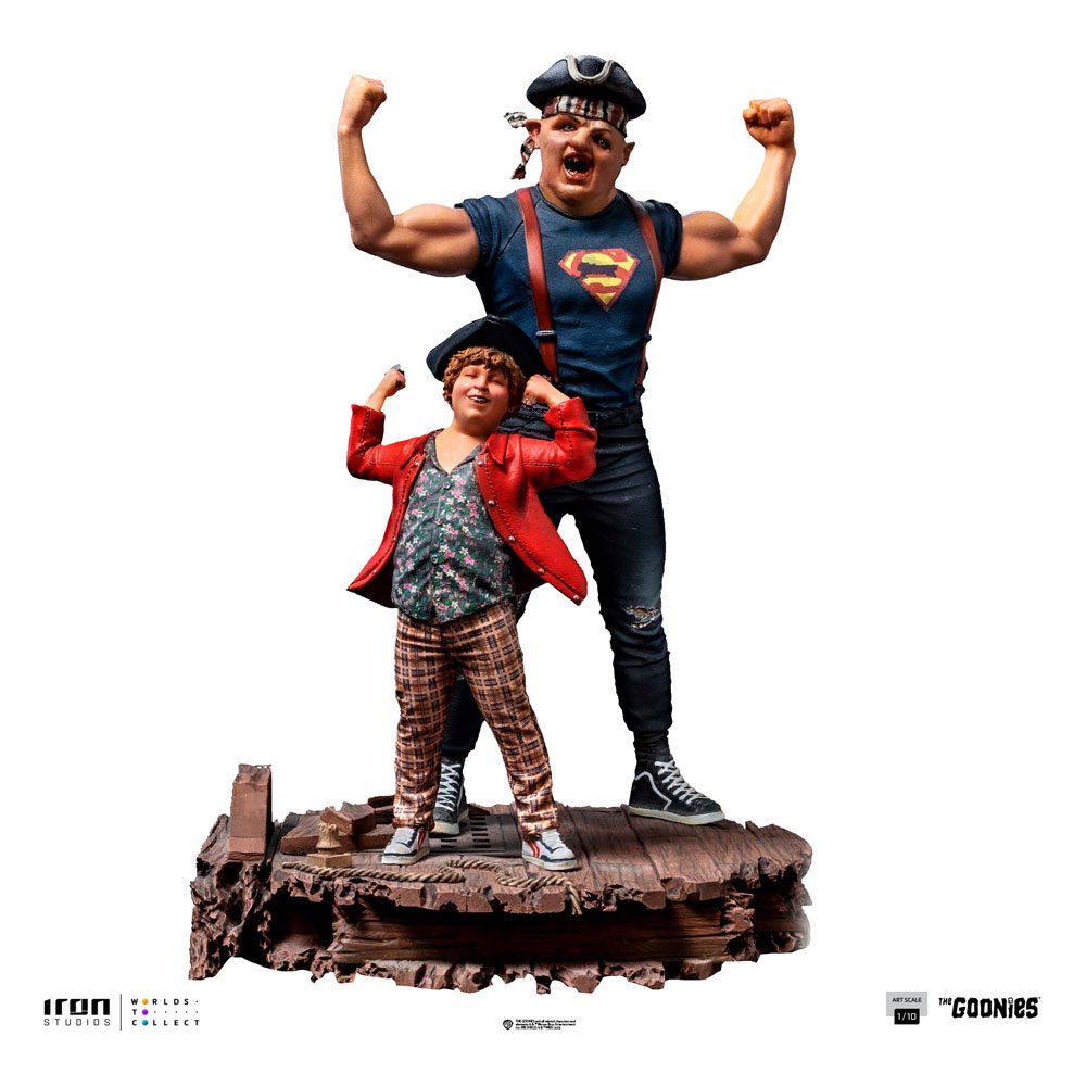 The Goonies Estatua Art Scale 1/10 Sloth and Chunk 23 cm