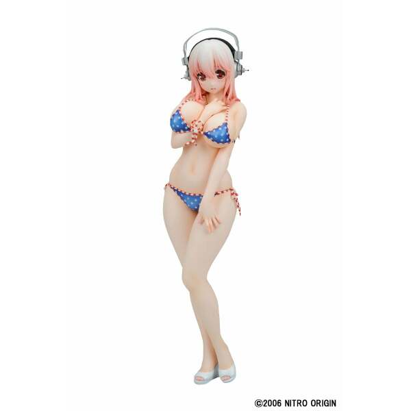 Nitro Super Sonic Estatua 1/6 Super Sonico Paisura Bikini Ver. Re-Run 28 cm - Collector4u.com