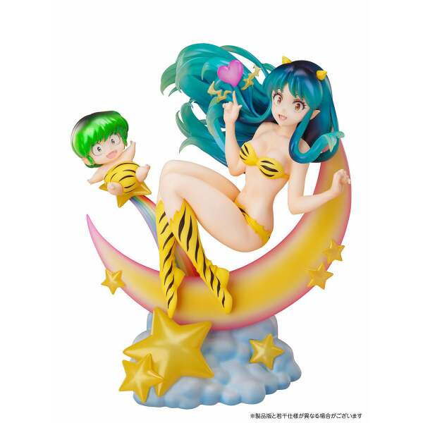 Urusei Yatsura Statue PVC 1/7 Lum & Ten Box Cafe & Space Collaboration 20 cm - Collector4U.com