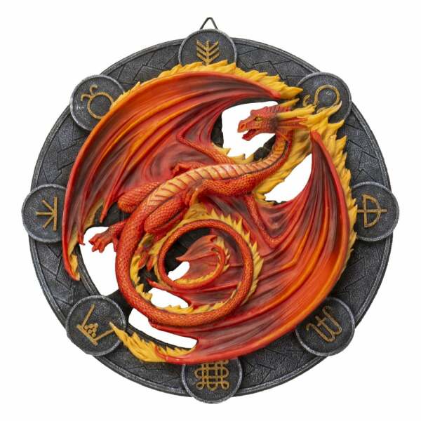 Anne Stokes decoración mural Beltane Dragon 32 cm - Collector4U