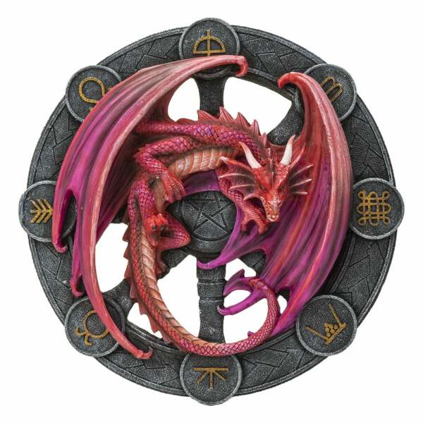 Anne Stokes decoración mural Lammas Dragon 32 cm - Collector4U