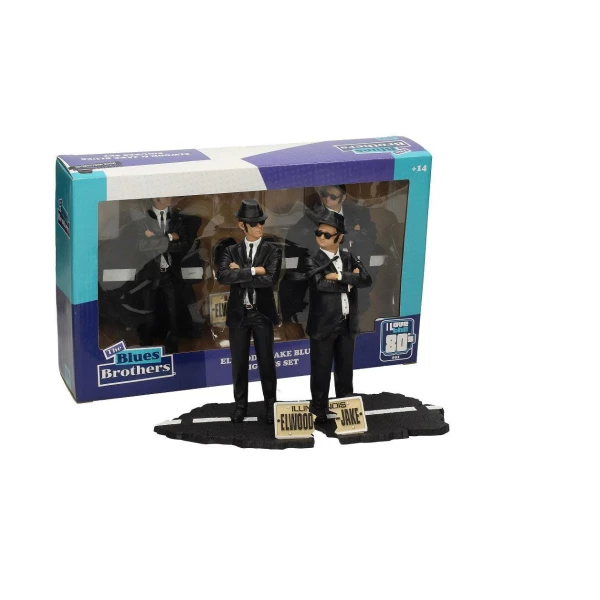 Blues Brothers Pack de 2 Estatuas Movie Icons Jake & Elwood 18 cm - Collector4U.com