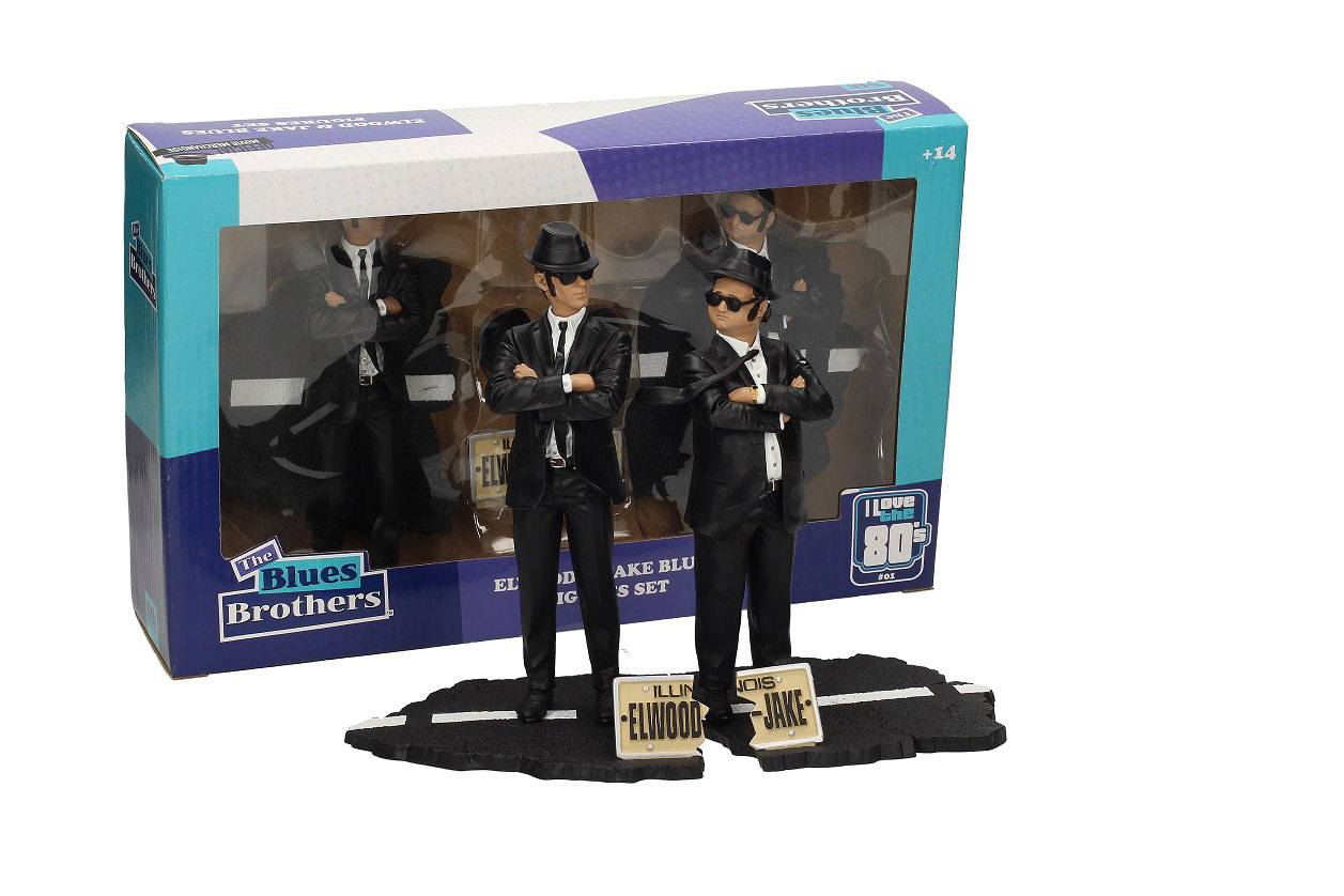 Blues Brothers Pack de 2 Estatuas Movie Icons Jake & Elwood 18 cm - Collector4U.com