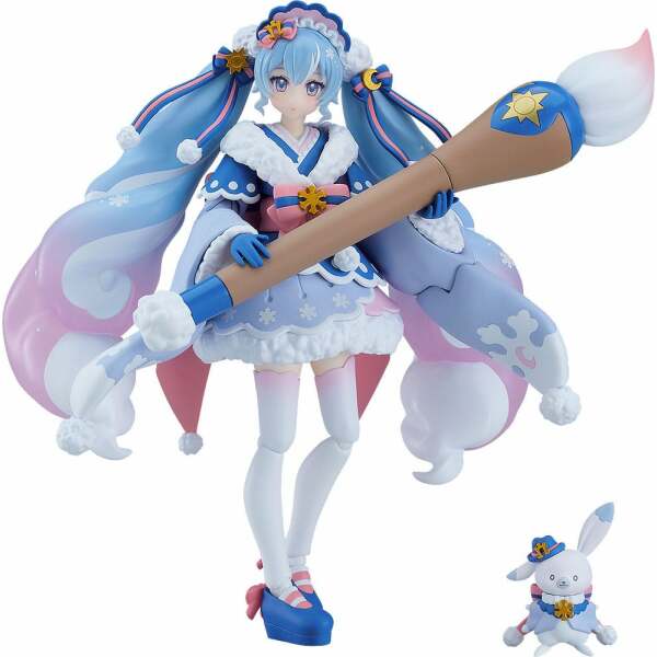 Character Vocal Series 01: Hatsune Miku Figura Figma Snow Miku: Serene Winter Ver. 13 cm