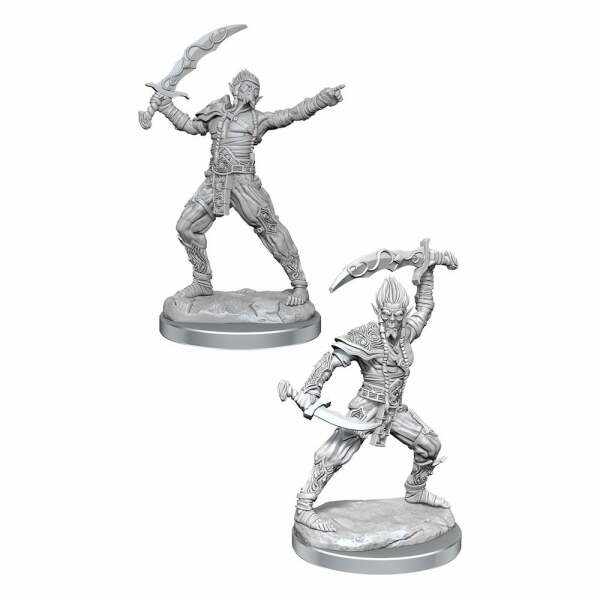 D&D Nolzur's Marvelous Miniatures Pack de 2 Miniaturas sin pintar  Githyanki Caja (4) - Collector4U