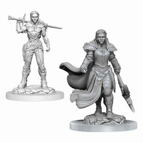 D&D Nolzur's Marvelous Miniatures Pack de 2 Miniaturas sin pintar Orc Fighter Female - Collector4U.com