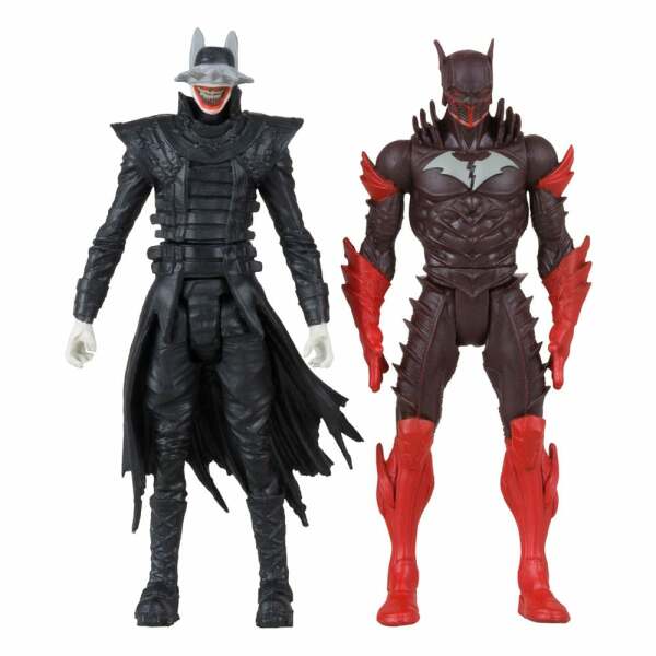 DC Direct Gaming Figuras & Cómic Batman Who Laughs & Red Death (Dark Nights Metal #1) 8 cm - Collector4U